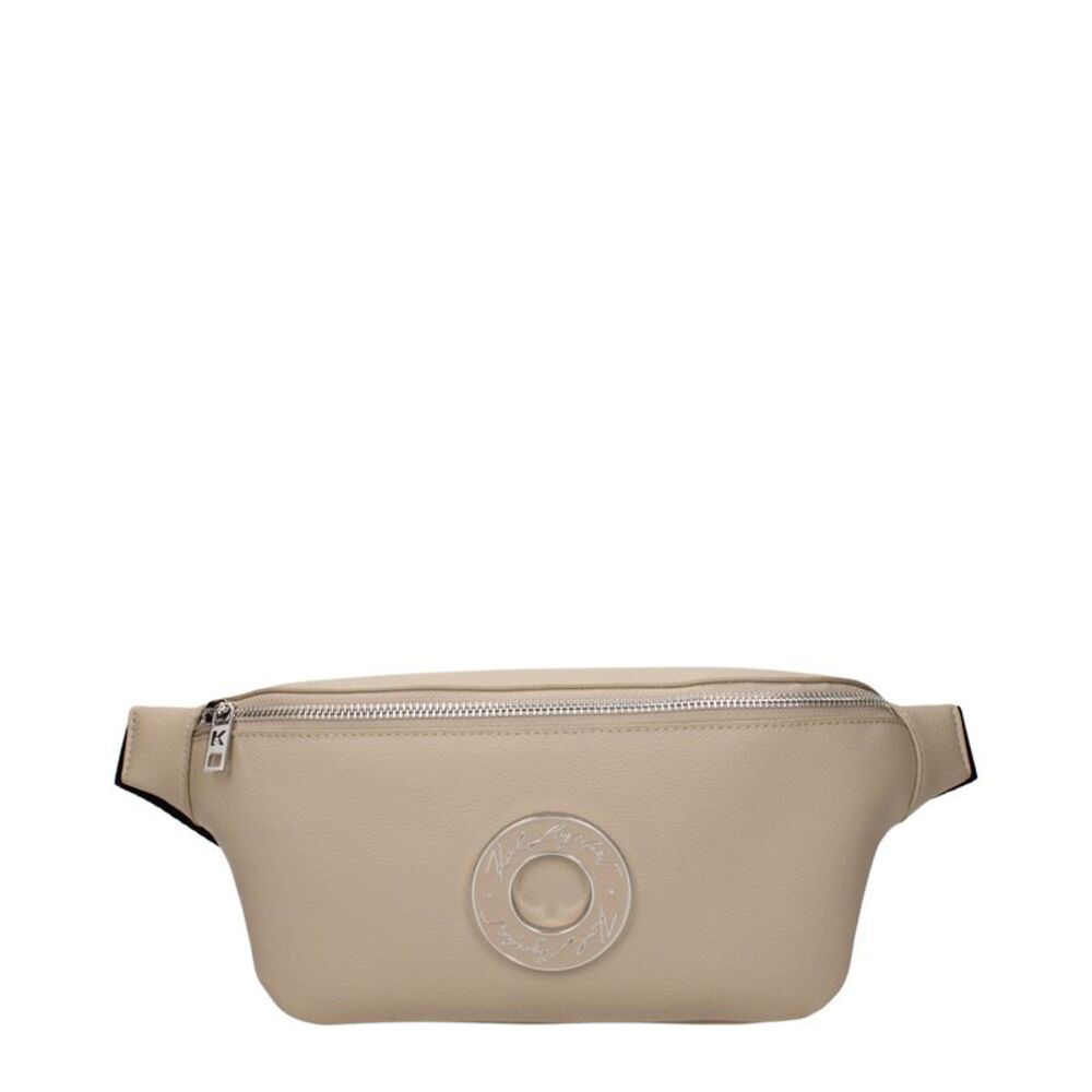 Karl Lagerfeld Beige Leather Women's Backpack